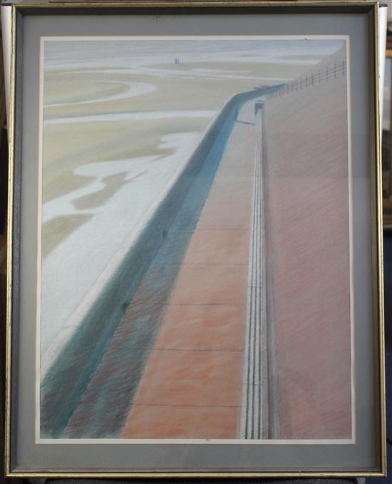 Derek Wilkinson (1929-2001) Pier and Promenade, 18 x 24in. and 24 x 18in.